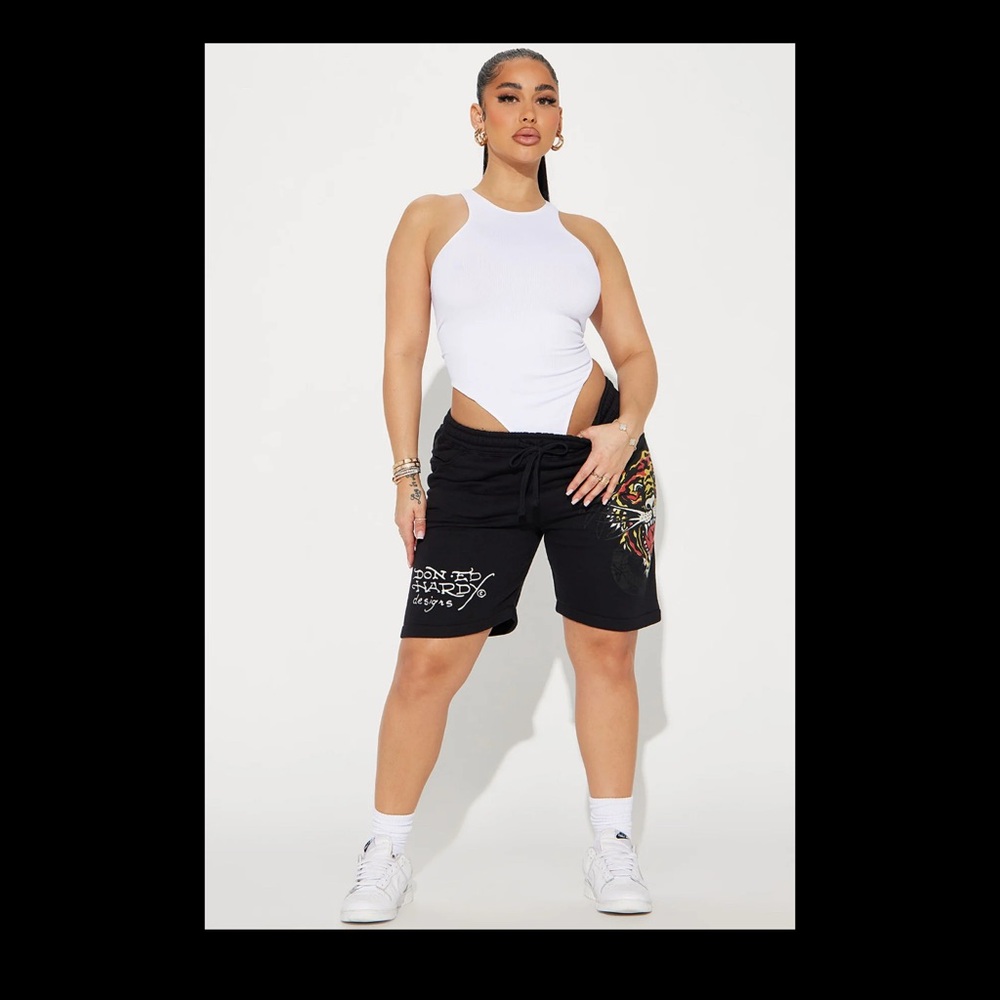 SOLD! Black Graphic Women's Shorts